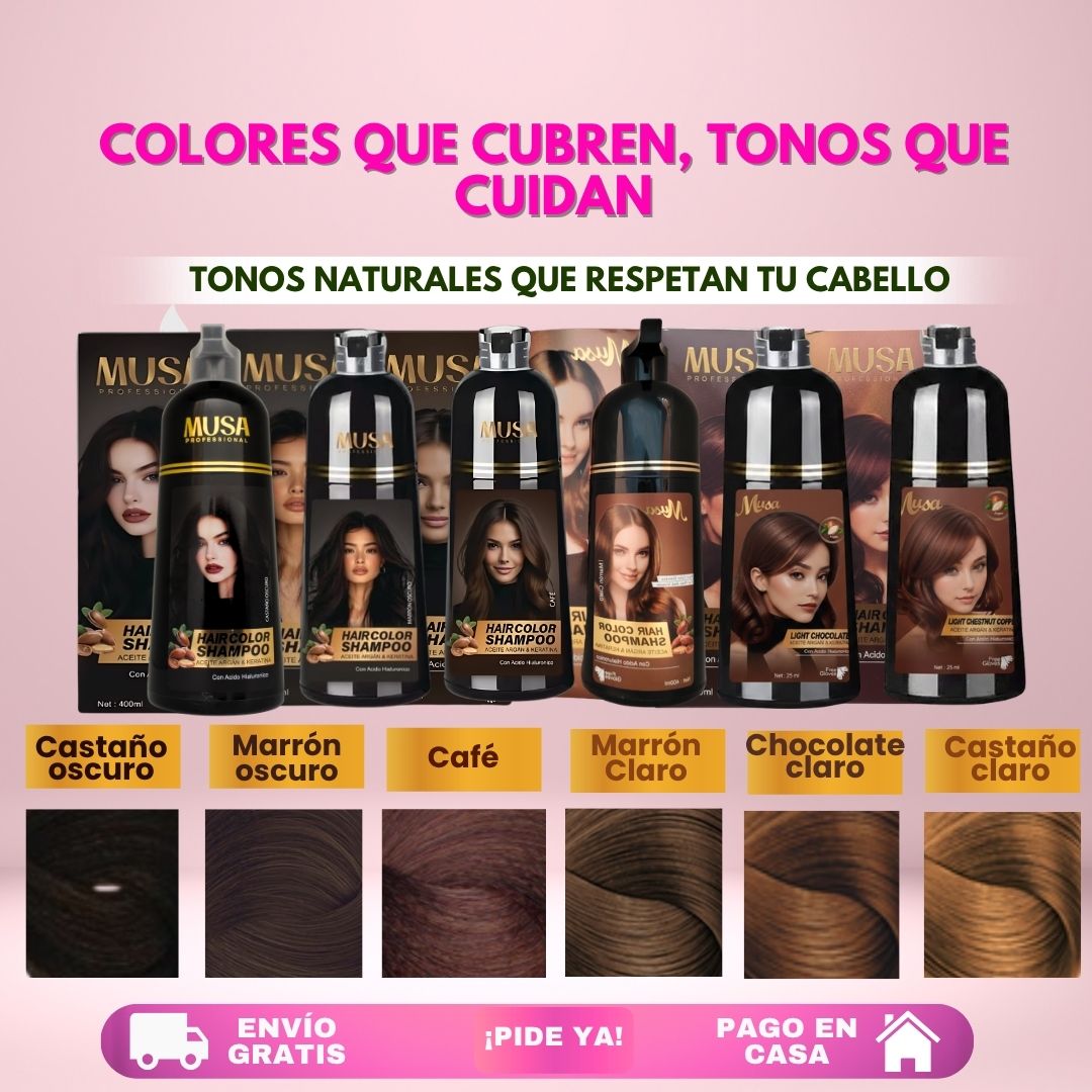 PACK 2 X 1 (SHAMPOO TINTE CUBRE CANAS + SHAMPOO DE ROMERO)